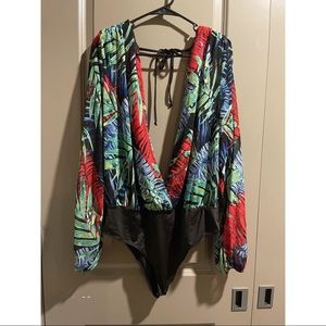 Tropic Deep Vee Body Suit